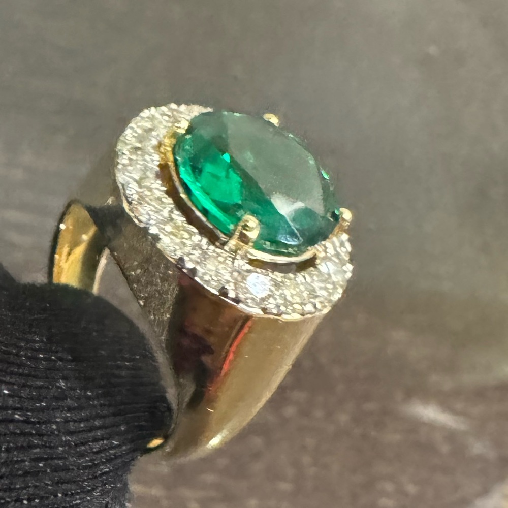 14k natural diamond ring
